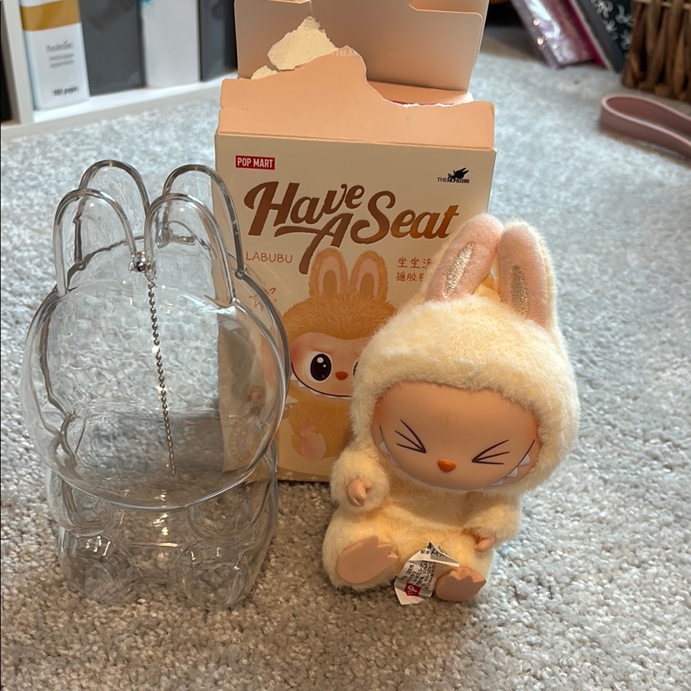 Pop Mart Labubu Bunny Figure - Cream